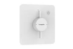 Смеситель для душа Hansgrohe скрытого монтажа DuoTurn Q на 1 функцию, матовый белый (75614700)
