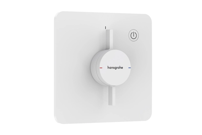 Змішувач для душу Hansgrohe прихованого монтажу DuoTurn Q на 1 функцію, матовий білий (75614700)