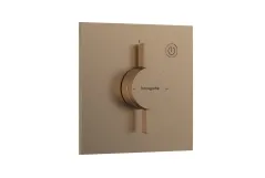 Змішувач для душу Hansgrohe DuoTurn E на 1 функцію, шліфована бронза (75617140)