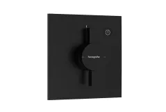 Смеситель для душа Hansgrohe скрытого монтажа DuoTurn E на 1 функцию, матовый черный (75617670)
