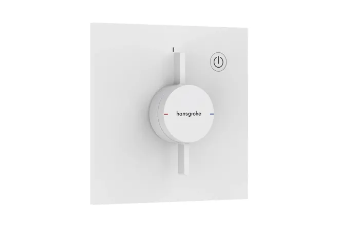 Смеситель для душа Hansgrohe скрытого монтажа DuoTurn E на 1 функцию, матовый белый (75617700)