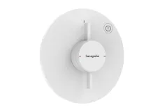 Смеситель для душа Hansgrohe скрытого монтажа DuoTurn S на 1 функцию, матовый белый (75618700)