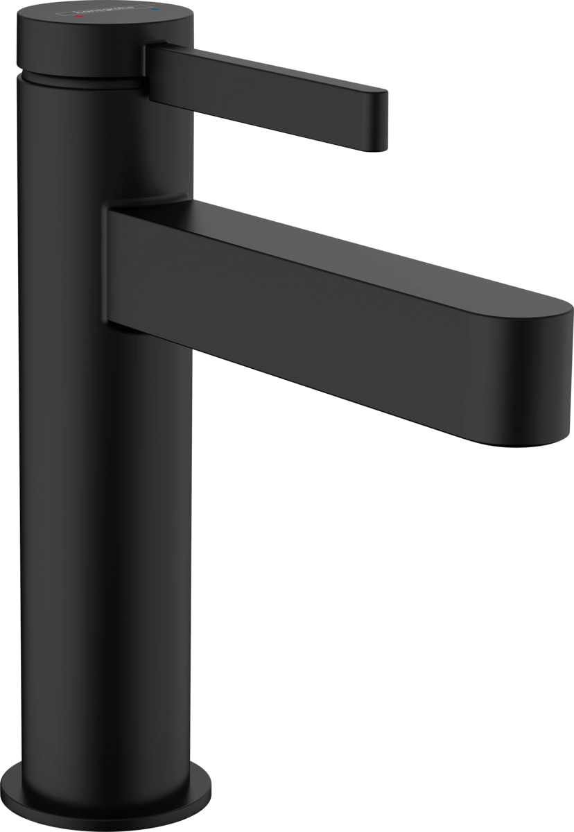 Смеситель для раковины Hansgrohe FINORIS 110, черный матовый