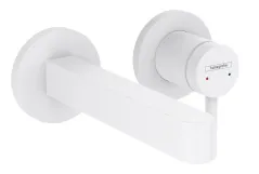 Смеситель для раковины Hansgrohe Finoris 225 однорычажный, белый матовый (76050700)