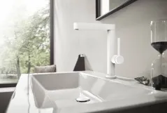 Змішувач  для умивальника Hansgrohe FINORIS  230, з поворотним виливом Фото - 1