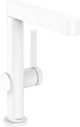 Смеситель для умывальника Hansgrohe Finoris 230 с повротным носиком белый матовый (76060700)