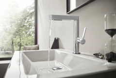 Змішувач Hansgrohe Finoris для умивальника 230, з висувним виливом (76063000) Фото - 2