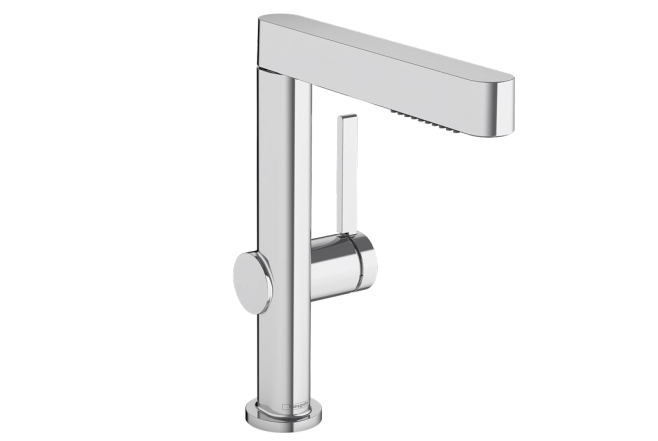 Змішувач Hansgrohe Finoris для умивальника 230, з висувним виливом (76063000)