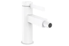 Смеситель для биде Hansgrohe Finoris с донным клапаном, белый матовый (76200700)