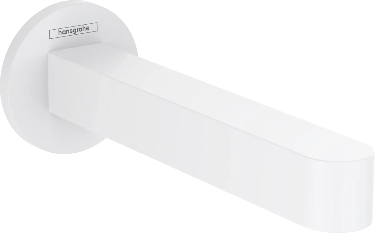 Вилив для ванни Hansgrohe Finoris з виступом 189 мм, білий матовий (76410700)