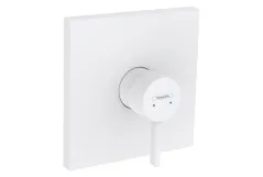 Смеситель для душа скрытого монтажа Hansgrohe Finoris верхняя часть, белый матовый (76615700)