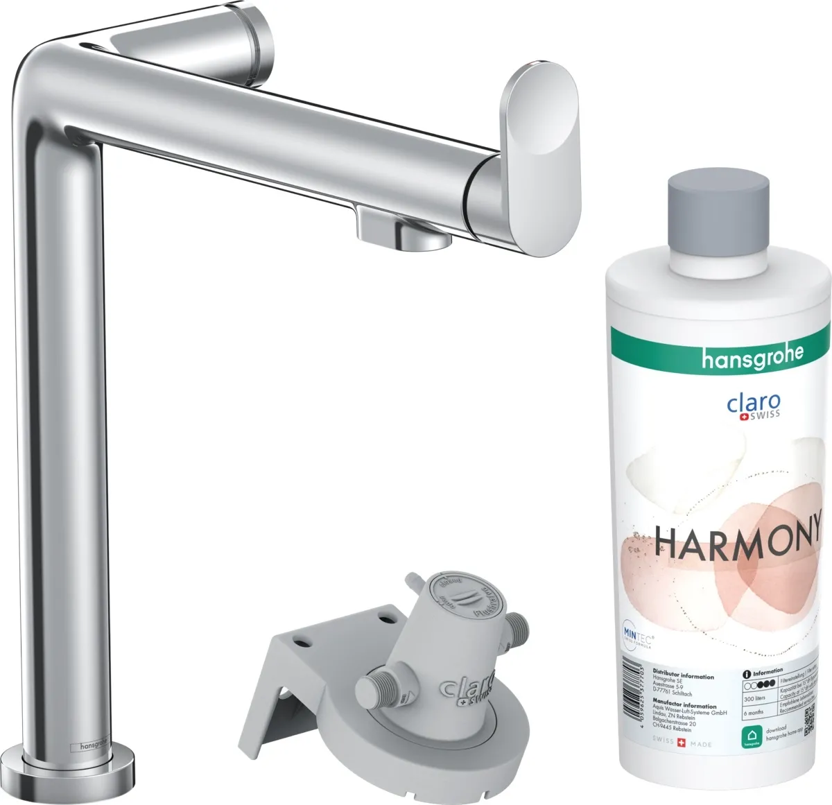 Змішувач кухонний Hansgrohe Aqittura M91 FilterSystem 240 1jet з картриджем Harmony, хром (76802000)