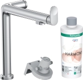 Смеситель кухонный Hansgrohe Aqittura M91 FilterSystem 240 1jet с картриджем Harmony, хром (76802000)