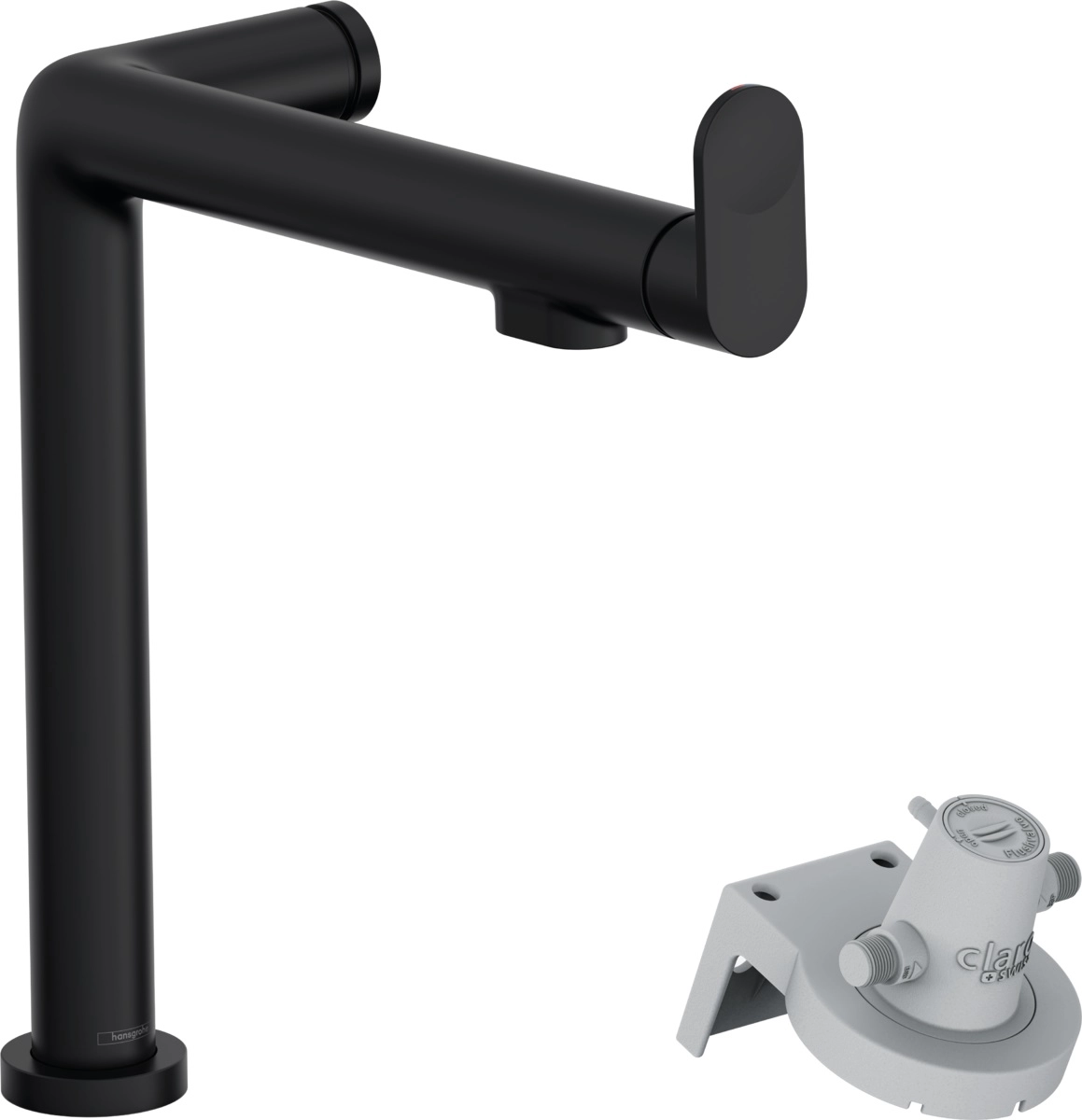 Змiшувач для кухнi Hansgrohe AQITTURA M91, 1jet, чорний матовий