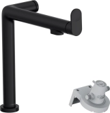 Змiшувач для кухнi Hansgrohe AQITTURA M91, 1jet, чорний матовий