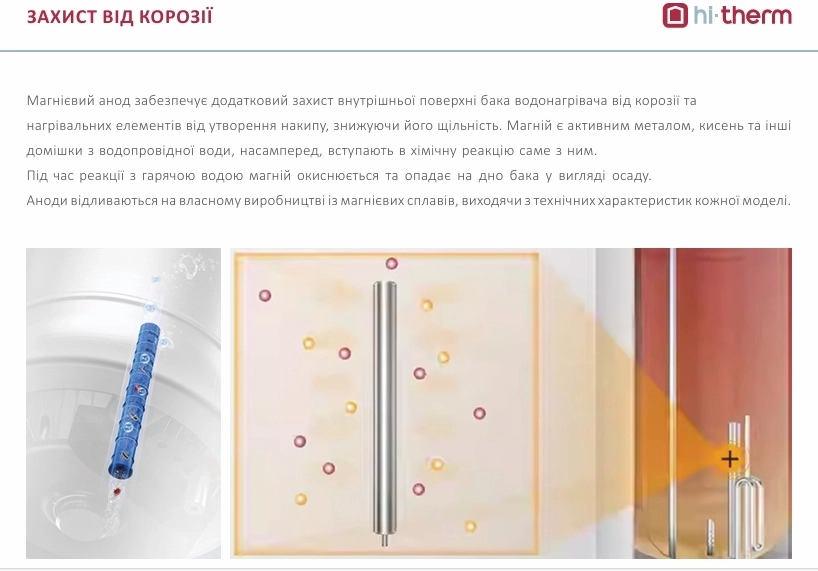 Водонагреватель Hi-Therm LUMIA TECH 80 DRY Фото - 2