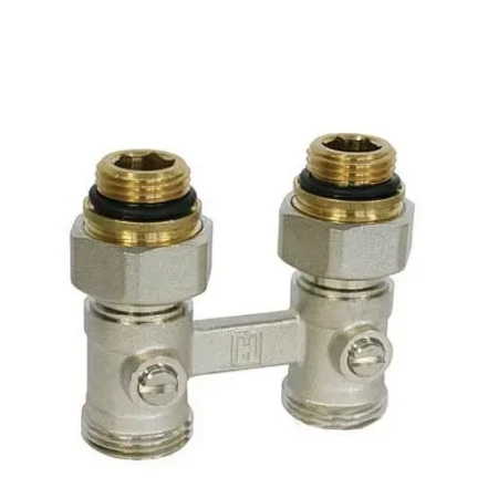 Узел нижнего подключения радиатора без байпаса (прямой) Honeywell (V2496DY015)