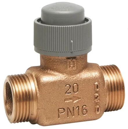 Клапан двухходовой линейный Honeywell Ду 20, наружная резьба Kvs 4 PN16 (V5832A1079)