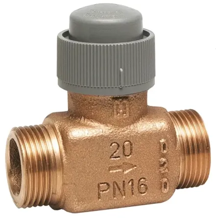 Клапан двухходовой линейный Honeywell Ду 20, наружная резьба Kvs 4 PN16 (V5832A1079)