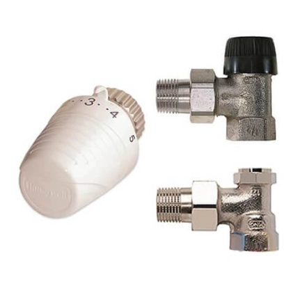 Комплект термостатичний для радіатора (кутовий) М30x1,5 1/2 Honeywell (VTL320EA15)