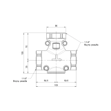 Антиконденсаційний клапан Icma 1" 1/4 55°C №133 Фото - 1
