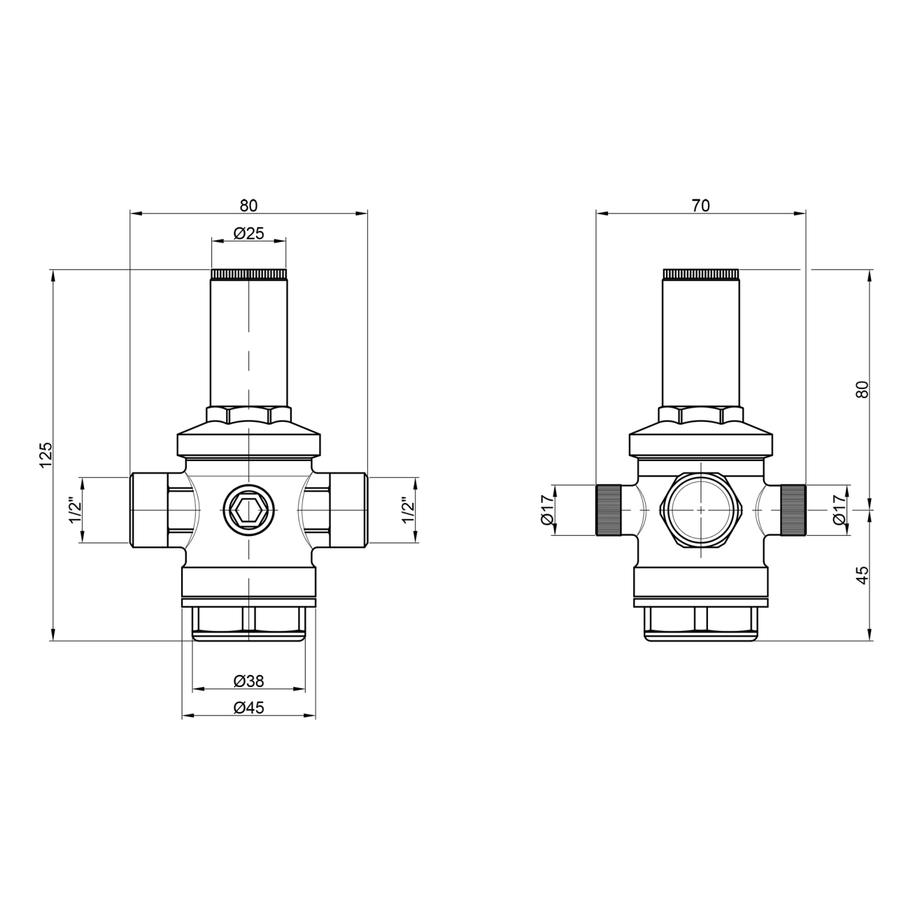 Редуктор Icma 1/2" №246 Фото - 1
