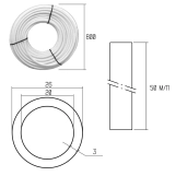Труба PE-AL-PERT Icma 26х3 мм, 50 м №P199 Фото - 1
