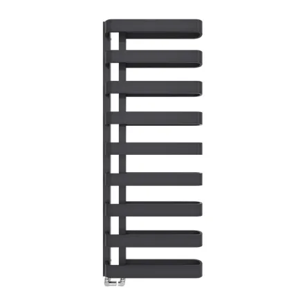 Рушникосушка дизайнерська IDEALE GIA 11 9/1300/500 чорна мат