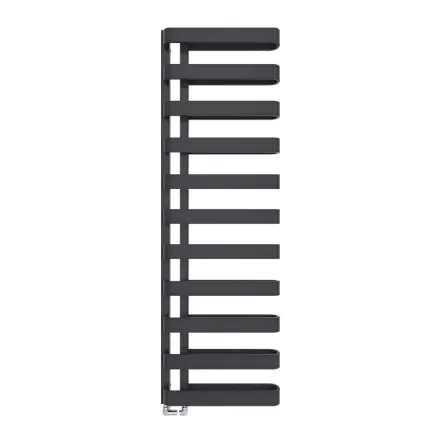 Рушникосушка дизайнерська IDEALE GIA 11 11/1600/500 чорна мат