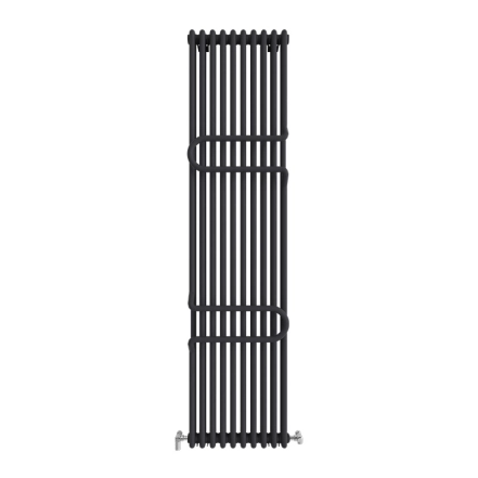 Радиатор дизайнерский IDEALE ZETA 12 10/1800/460 черный мат