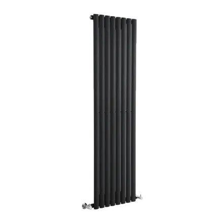 Радіатор дизайнерський IDEALE ADELE 11 8/1500/472 (825Вт) чорний мат, універсальне підключення