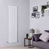 Радіатор дизайнерський IDEALE ADELE 11 8/1800/472  (989Вт) білий мат, універсальне підключення Фото - 2