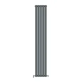 Радиатор дизайнерский IDEALE JOLANDA 12 5/1800/295 (1300Вт) антрацит универсальное подключение