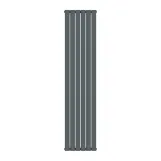 Радиатор дизайнерский IDEALE VITTORIA 12 6/1800/408 (1536 Вт)антрацит универсальное подключение
