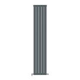 Радіатор дизайнерський IDEALE VITTORIA 12 5/1800/340 (1280Вт) антрацит універсальне підключення