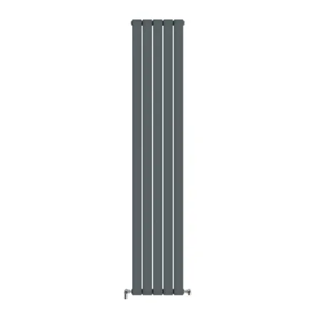 Радіатор дизайнерський IDEALE VITTORIA 12 5/1800/340 (1280Вт) антрацит універсальне підключення