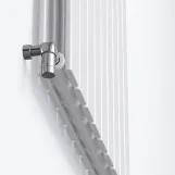 Радиатор дизайнерский IDEALE VITTORIA 12 7/1600/476 (1610Вт) белый мат универсальное подключение Фото - 1