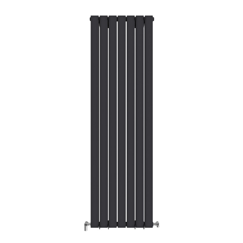 Радіатор дизайнерський IDEALE VITTORIA 12 7/1600/476 (1610Вт) чорний мат універсальне підключення