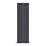 Радіатор дизайнерський IDEALE VITTORIA 12 7/1600/476 (1610Вт) чорний мат універсальне підключення