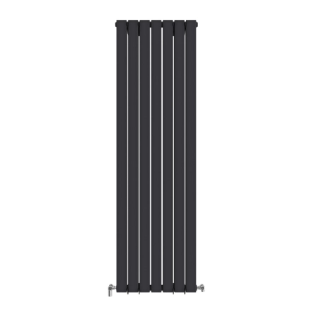 Радіатор дизайнерський IDEALE VITTORIA 12 7/1600/476 (1610Вт) чорний мат універсальне підключення