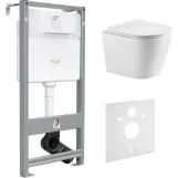 Установочный комплект: унитаз DOBRY twist, сиденье duroplast + VOLLE MASTER EVO 212010 (c06802203+212010)