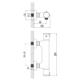 Смеситель для душа IMPRESE KUCERA f03303410AB, черный Фото - 1