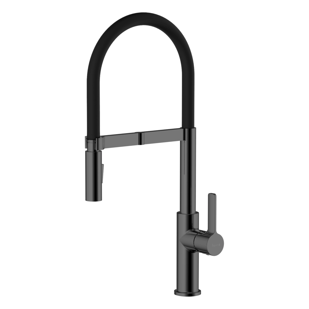 Смеситель для кухни Imprese Boa f03401410WS, черный, Imprese Boa f03401410WS