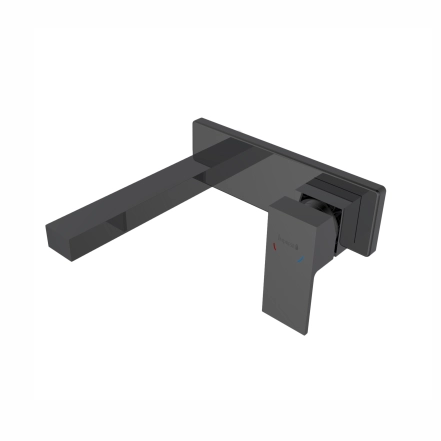 Змішувач для умивальника IMPRESE KARLOV f03507610AC, чорний матовий, 25 мм