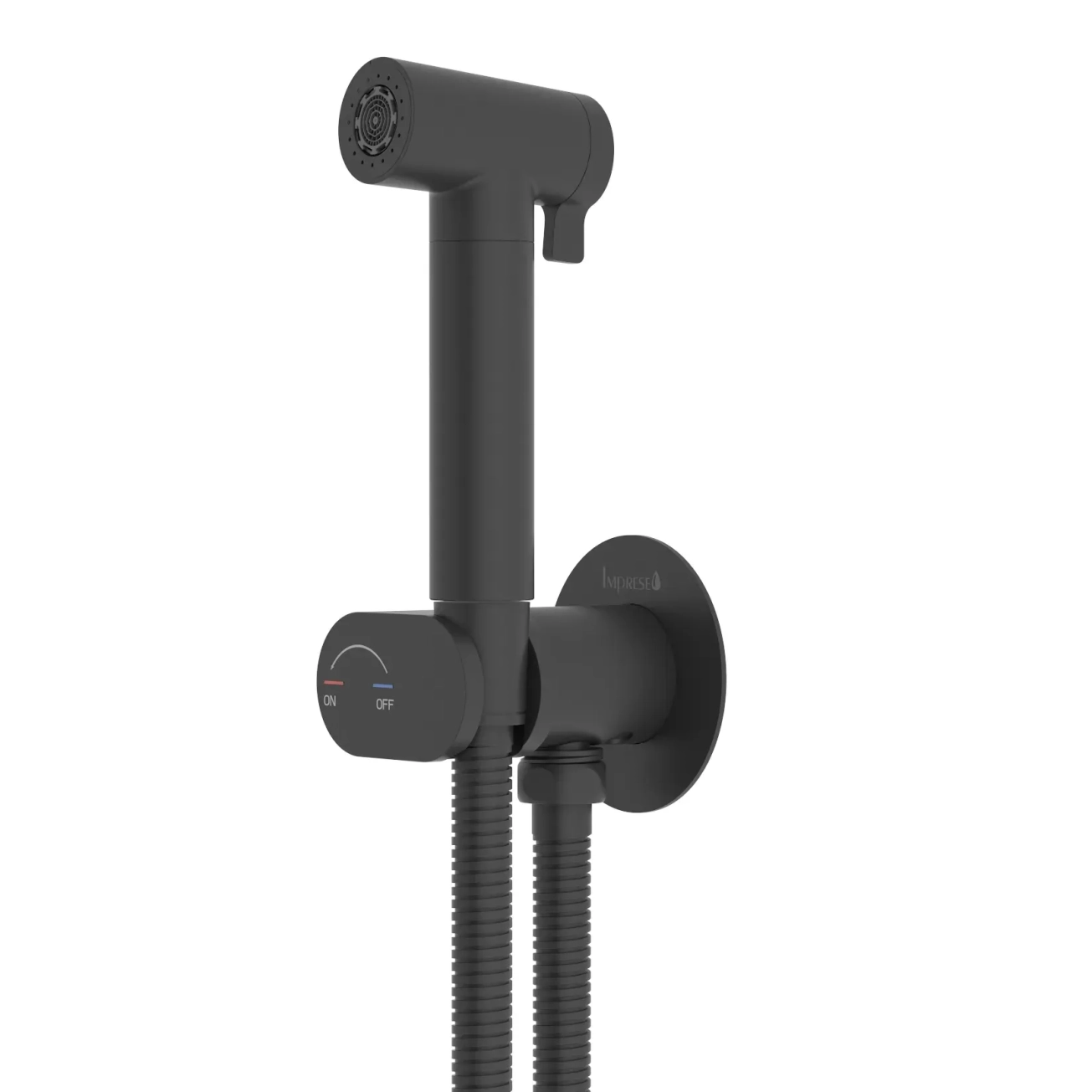 Гигиенический душ Imprese KUCERA, черный матовый (f03703410AB) Фото - 2