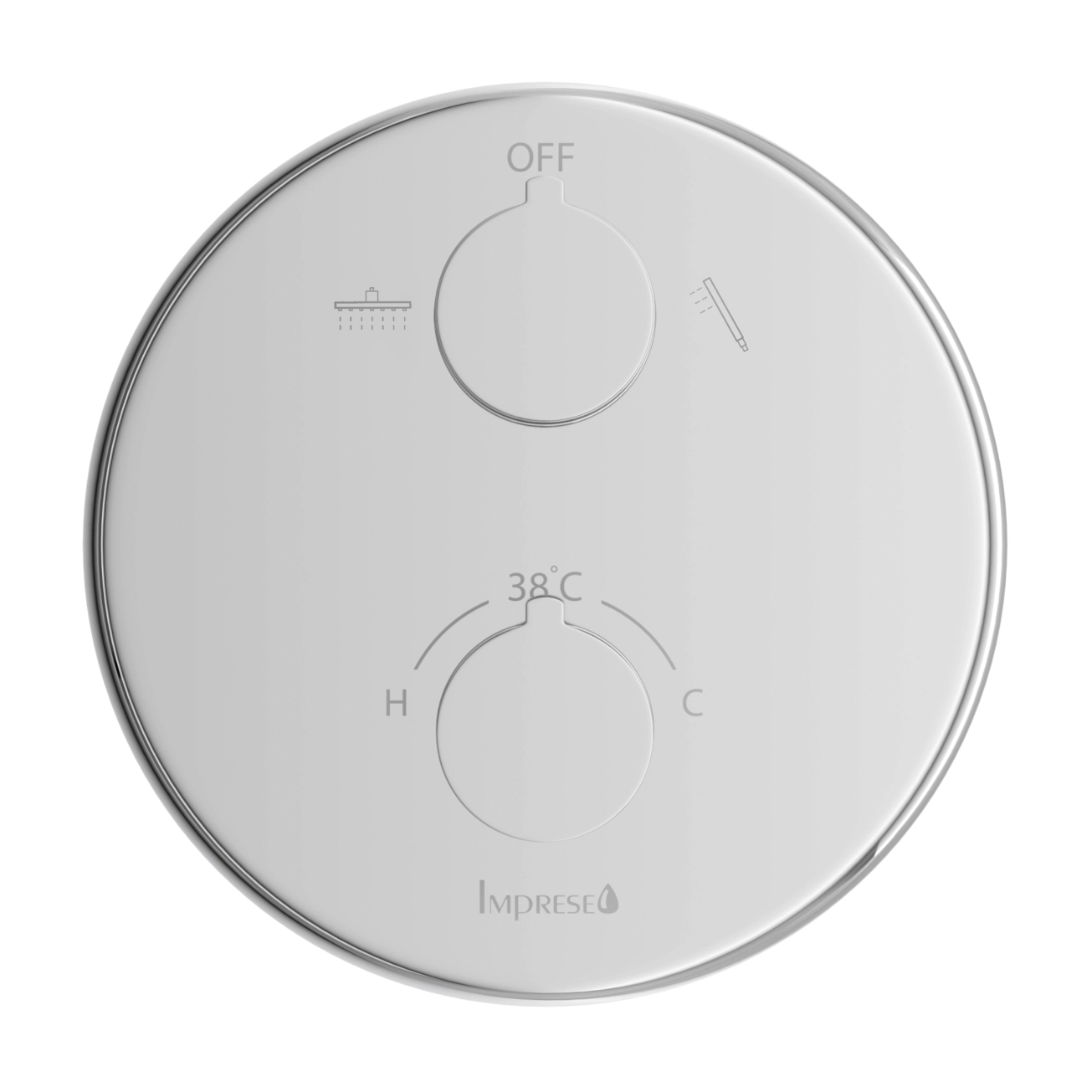 Змішувач прихованого монатжу з термостатом IMPRESE KUCERA f04603401AC Фото - 2