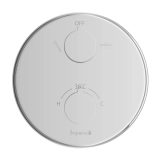 Змішувач прихованого монатжу з термостатом IMPRESE KUCERA f04603401AC Фото - 1