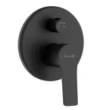 Смеситель для скрытого монтажа Imprese Kucera, черный матовый (f04603410AA)