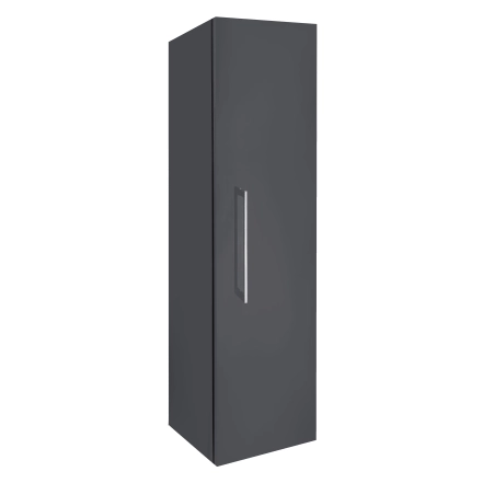 Пенал IMPRESE VALTICE f3203G (35 см, черный матовый, правый, подвесной)