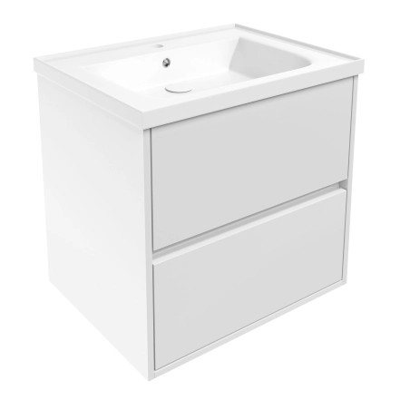 Тумба з умивальником IMPRESE LASKA f3207W, білий